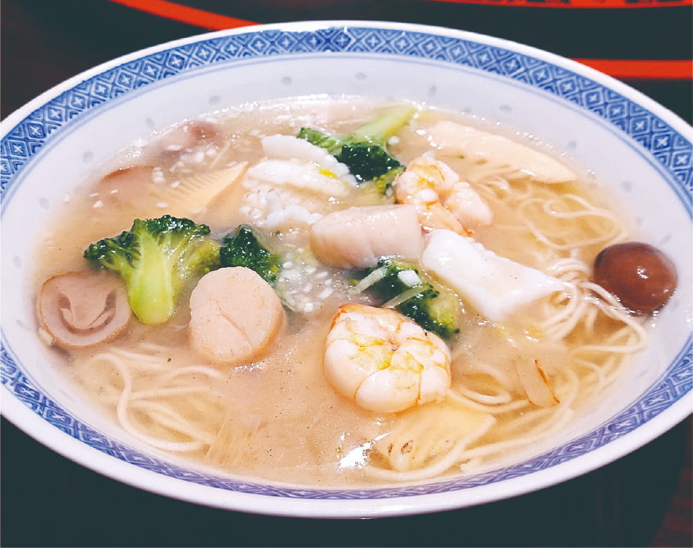 海鮮入り汁そば